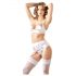 Cottelli - Ensemble push-up en dentelle avec lacets (blanc) - 85B/L