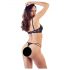 Cottelli - Soutien-gorge à armatures et string, noir - 80B/M