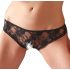 Cottelli - Culotte ouverte sur les hanches (noire) - M