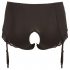 Cottelli Plus Size - culotte ouverte avec porte-jarretelles (noir)