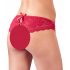 Cottelli - Culotte ouverte rouge avec nœud pour femme - M