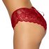 Cottelli - culotte en dentelle ouverte (rouge) - M