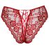 Cottelli - culotte en dentelle ouverte (rouge) - M