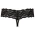 Cottelli - String en dentelle avec perles (noir) - M