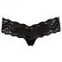 Cottelli - String en dentelle avec perles (noir) - M