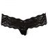 Cottelli - String en dentelle avec perles (noir) - L