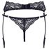 Cottelli - porte-jarretelles en dentelle avec string (noir) - XL