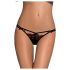 Obsessive Intensa - string dentelle double bretelle (noir) - L/XL