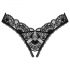 Obsessive Donna Dream - string ouvert en dentelle (noir)