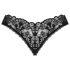 Obsessive Donna Dream - string ouvert en dentelle (noir)