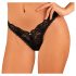 Obsessive Donna Dream - string en dentelle (noir)