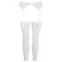 NO:XQSE - Ensemble porte-jarretelles en dentelle - blanc - M/L