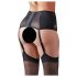 Cottelli Grande Taille - porte-jarretelles en dentelle avec lacets (noir) - XL