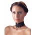 Cottelli - Large collier en dentelle à lacets (noir)