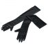 Cottelli - Longs gants brillants (noir)