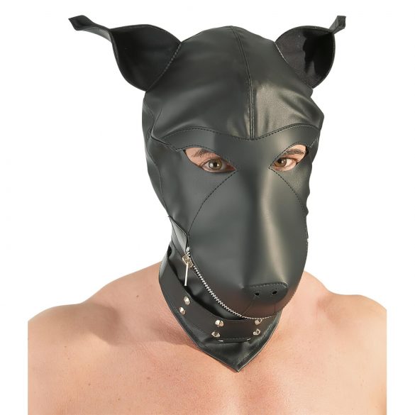 Masque pour chien - noir (S-L)