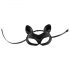 Bad Kitty - masque chat en simili cuir avec strass - noir (S-L)