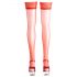 Bas satin Cottelli (rouge) - 2/M