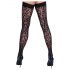 Cottelli Legwear - bas résille léopard (noir) - 3