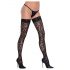 Cottelli Legwear - bas résille léopard (noir) - 4