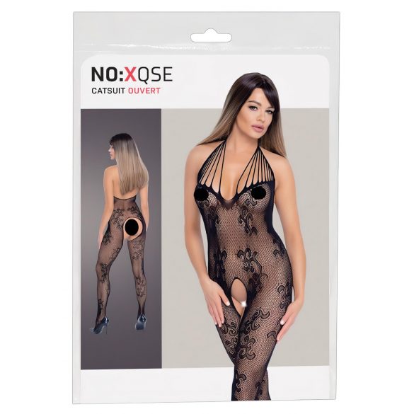 NO:XQSE - bas résille sexy - noir (S-L)