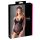 Cottelli - Body en velours ajustable (noir) - 80B/M