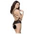 Obsessive 860-TED-1 - body en dentelle sexy (noir)