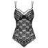 Obsessive 860-TED-1 - body en dentelle sexy (noir)