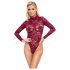 Cottelli - Body en dentelle transparente (rouge)