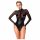 Noir - body brillant transparent (noir) - M