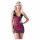 Cottelli - robe exclusive en dentelle (rouge-noir)