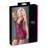 Cottelli - robe exclusive en dentelle (rouge-noir) - M