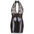 Cottelli - robe mini noire en dentelle brillante - M