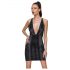 Cottelli Party - robe motif peau de serpent (noir)