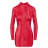 Cottelli - robe courte motif peau de serpent (rouge) - L