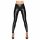 Noir - leggings longs et brillants (noir)