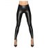 Noir - leggings longs et brillants (noir)