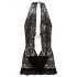 Cottelli - Mini robe en dentelle à col halter (noir) - L