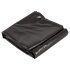 Drap en laque - super doux - 200x230cm (noir)