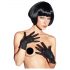 Gants unisex courts en latex (noirs)