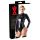 LATEX - body manches longues femme (noir)