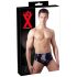 LATEX - slip homme avec plug anal conique (noir)