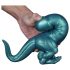 Toppedmonster - godemichet dinosaure en silicone - 26 cm (turquoise)