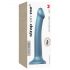 Strap-on-me Éclat Métallique M - dildo sans danger pour la peau (bleu métallique)