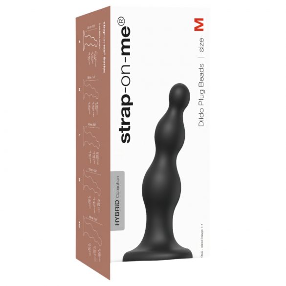 Voilà une version egyszerűsített és franciául: 

Strap-on-me Dildo Perlé M - noir