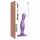 Strap-on-me Curvy S - dildo ondulé avec base (violet)