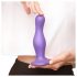 / Strap-on-me Curvy L - godemichet ondulé avec base (violet)