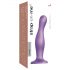 / Strap-on-me Curvy L - godemichet ondulé avec base (violet)