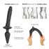 / Strap-on-me Swith Realistic XXL - 2en1 gode en silicone (noir)