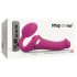 Strap-on-me M - vibromasseur à air pulsé, ceinturable (rose)